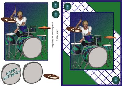 Teen Boy Drummer 1-3