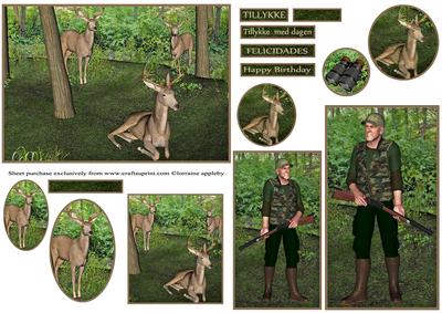 Deers and the Hunter