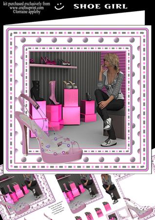 Teen Shoe Girl