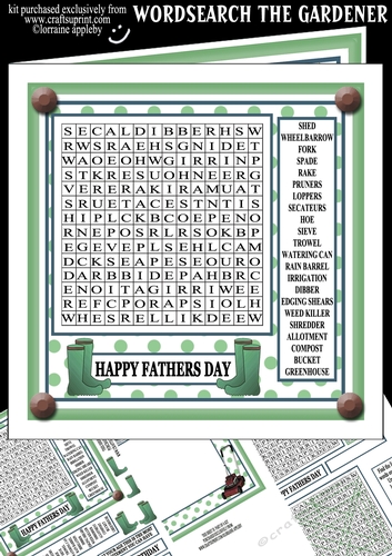 WORD SEARCH, THE GARDENER