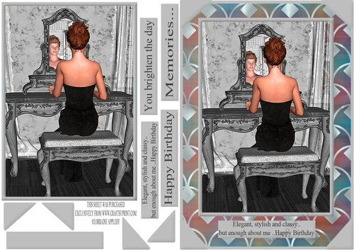 Lady in the mirror