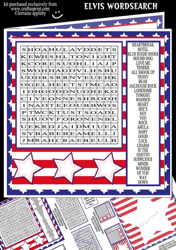 WORDSEARCH   ELVIS