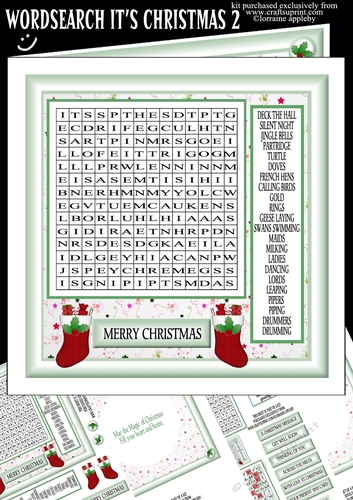 WORDSEARCH ITS CHRISTMAS 2