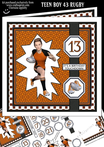 TEEN BOY 43 RUGBY