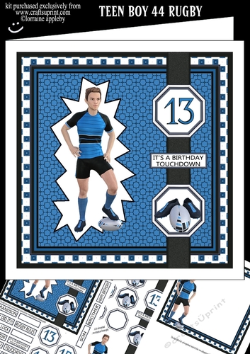 TEEN BOY 44 RUGBY