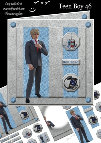 Teen Boy 46 7x7 mini kit
