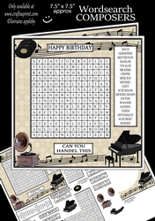 WORD SEARCH, COMPOSERS