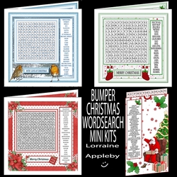 BUMPER CHRISTMAS WORD SEARCH, MINIKITS