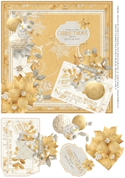 CHRISTMAS CARD, A GOLDEN CHRISTMAS