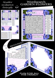 Floral Word search, Garden Flowers