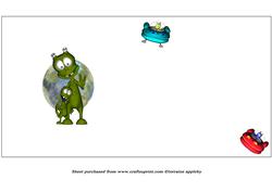 Alien Greetings Blank Insert