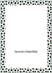Champion Football Insert