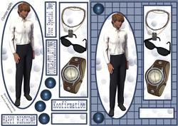 Teen Boy 8 Base Card