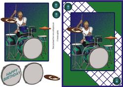 Teen Boy Drummer 1-3