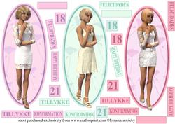 Teen Girl Toppers and Tags