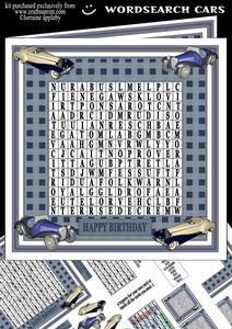 Wordsearch Cars