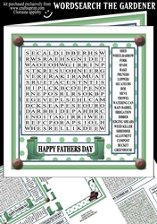 WORD SEARCH, THE GARDENER