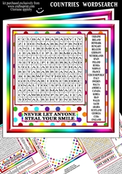 WORDSEARCH COUNTRIES