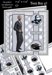 Teen Boy 47 7.5 X 7.5 mini kit