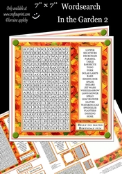 Word Search In The Garden 2