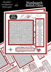 Wordsearch British Cities