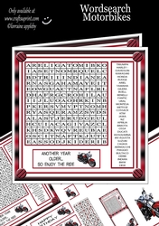 Wordsearch MOTORBIKES