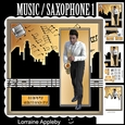 Music Card,  SAXOPHONE  MALE
