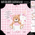 MINI KIT, BABY GIRL, BIRTH DATE CALENDAR, 3