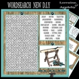 WORD SEARCH, NEW, DIY