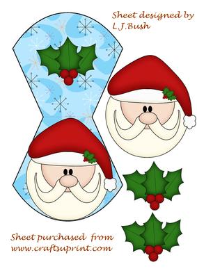 Santa Wobble Card