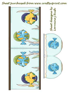 Fish Tank Shaped Cards
