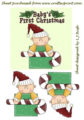 Babies First Xmas Boy