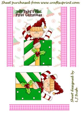Baby Girls First Xmas