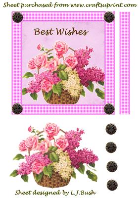 Pretty Basket of Flowers