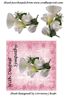 With Deepest Sympathy Lilies