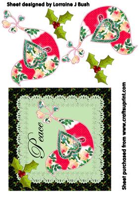 Peace Dove Quick Card