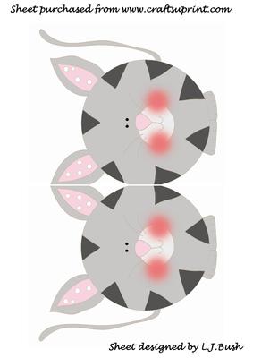 Kitty Shaped Card