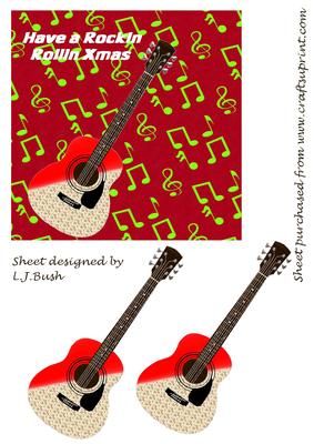 Rockin Rollin Xmas Quick Card Front