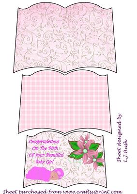 Beautiful New Baby Girl Booksheet