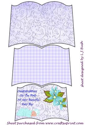 New Baby Boy Booksheet