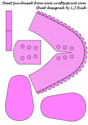 Beautiful Pink Baby Shoe 3D Keepsake