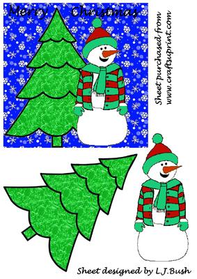 Frosty the Snowman Quick Card