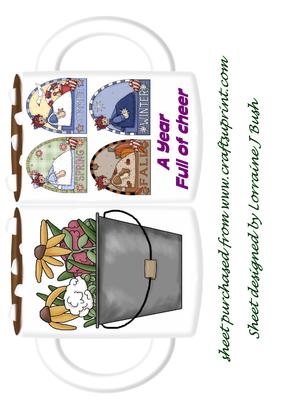 A Year Full of Cheer Mug Shaped Card