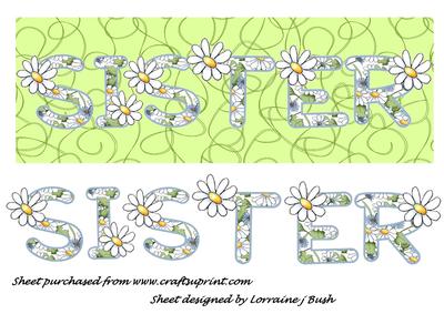 Sister Dl Card