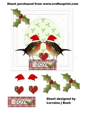 Xmas Kissing Robins