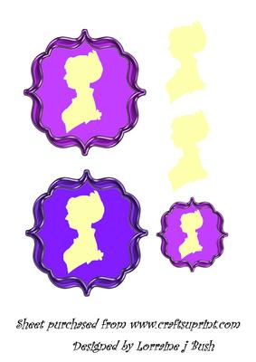 Lady Silhouette Cameo