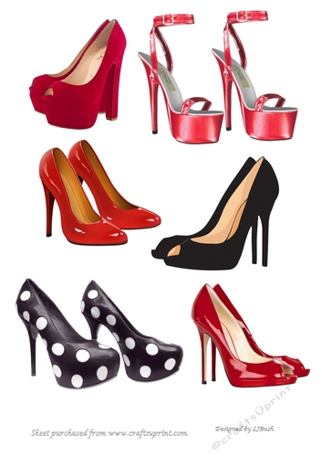 I Love shoes Embellishments