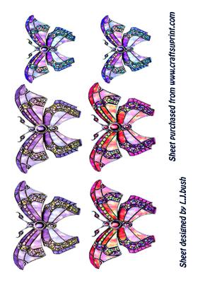Stained Glass Butterflies