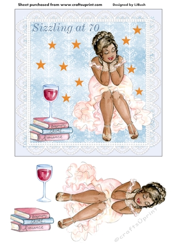 Sizzling at 70 quick card front