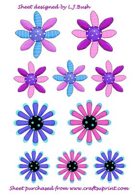 Pretty Flower Embellishments